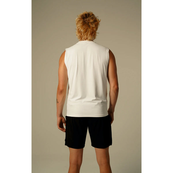 CLUB TANK-TOP HERREN, WEISS