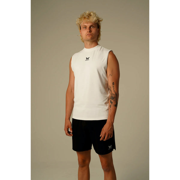 CLUB TANK-TOP HERREN, WEISS