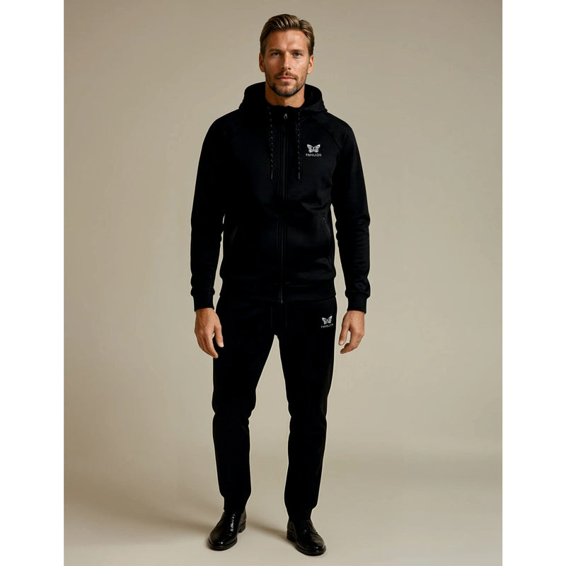 ICARUS TRAININGSANZUG HERREN, SCHWARZ -NEU-
