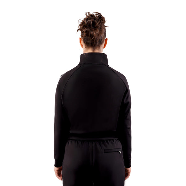 CLUB TRACKSUIT JACKE DAMEN, BLACK -NEU-