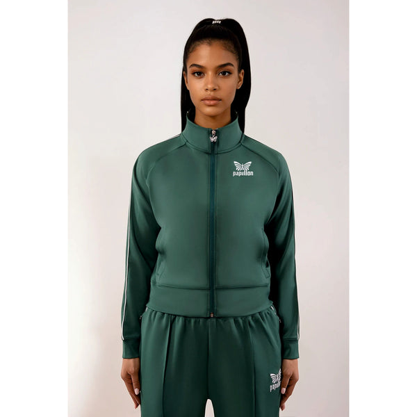 CLUB TRACKSUIT JACKE DAMEN, GRÜN -NEU-