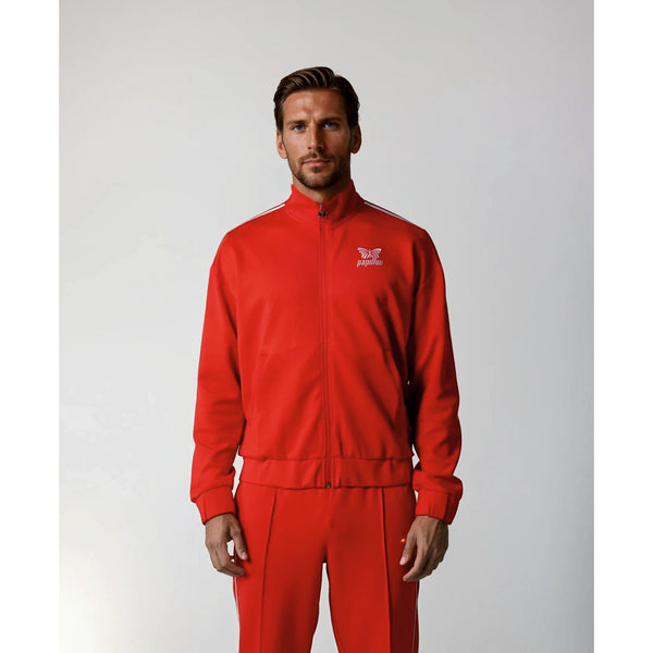 CLUB TRACKSUIT JACKE HERREN, ROT -NEU-