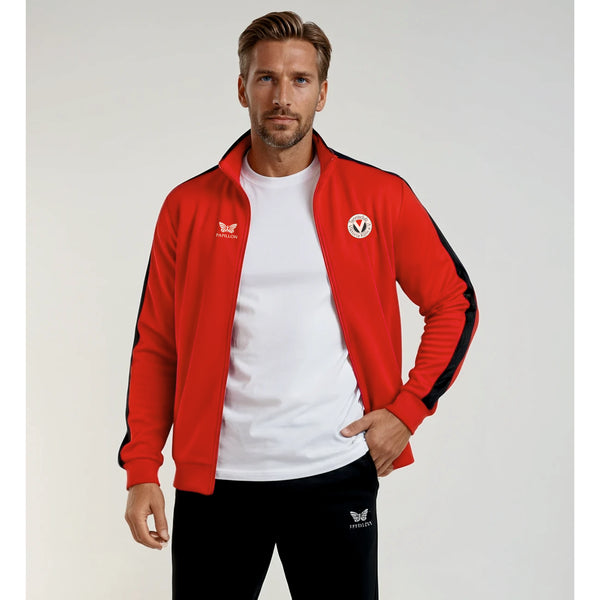 CLUB TRAININGSJACKE HERREN, ROT -NEU-