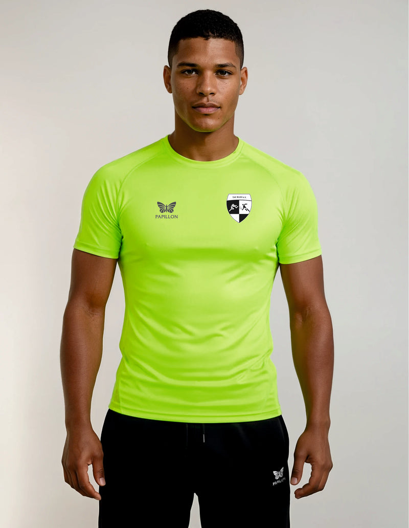 TEAM SHIRT HERREN, NEON-GRÜN -NEU-