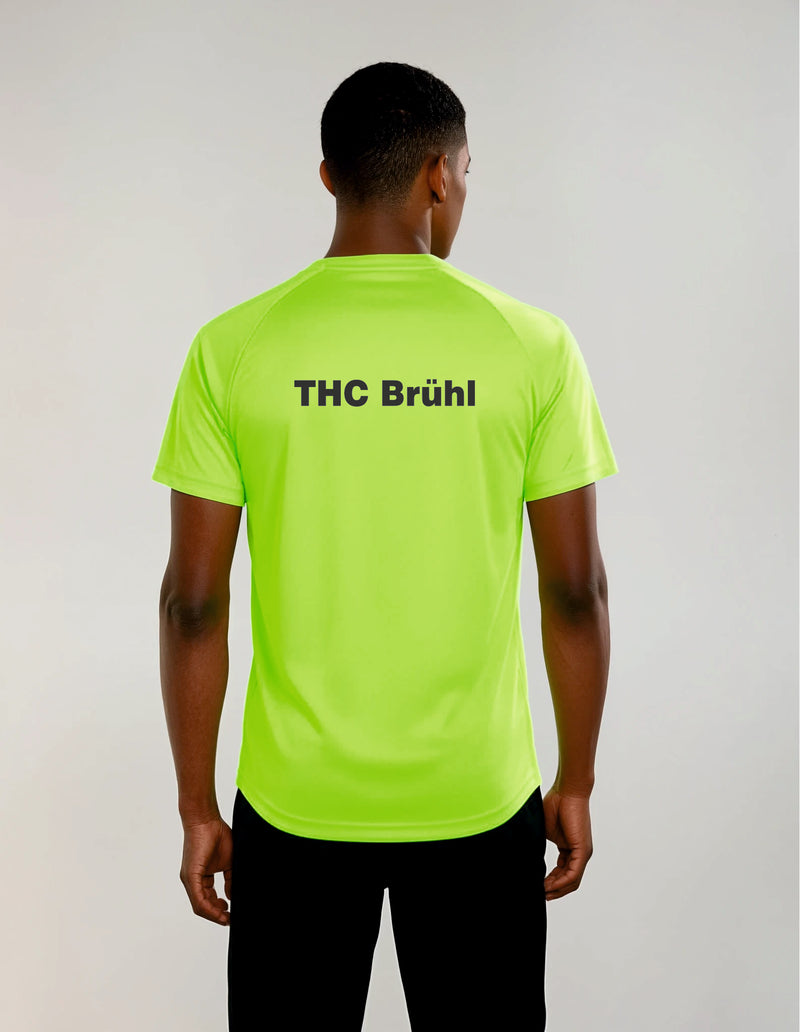 TEAM SHIRT HERREN, NEON-GRÜN -NEU-