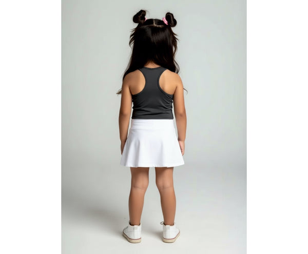 TEAM TANKTOP MÄDCHEN, SCHWARZ