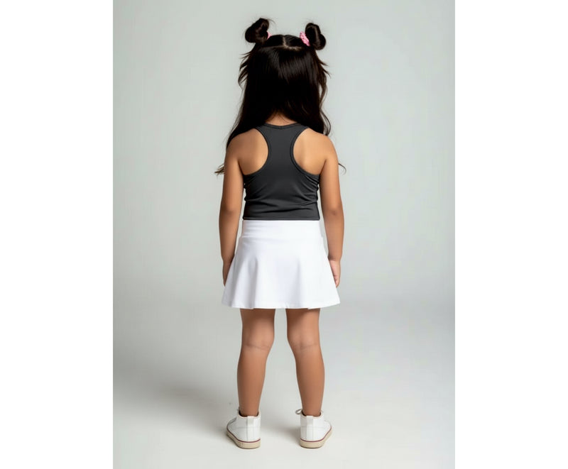 TEAM TANKTOP MÄDCHEN, SCHWARZ