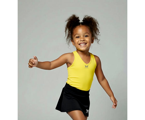 TEAM TANKTOP MÄDCHEN, GELB
