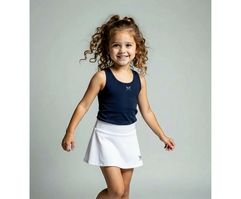 TEAM TANKTOP MÄDCHEN, NAVY