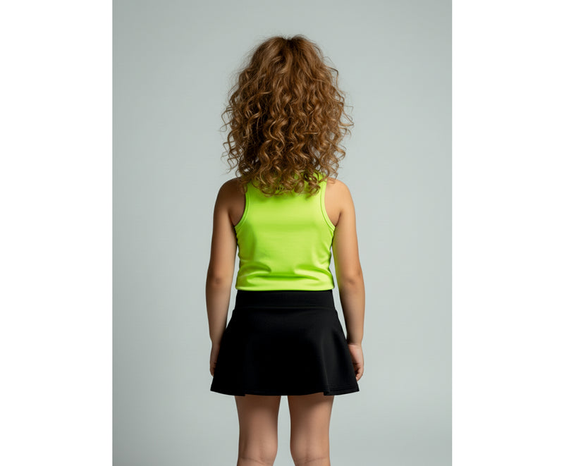 TEAM TANKTOP MÄDCHEN, NEON-GRÜN