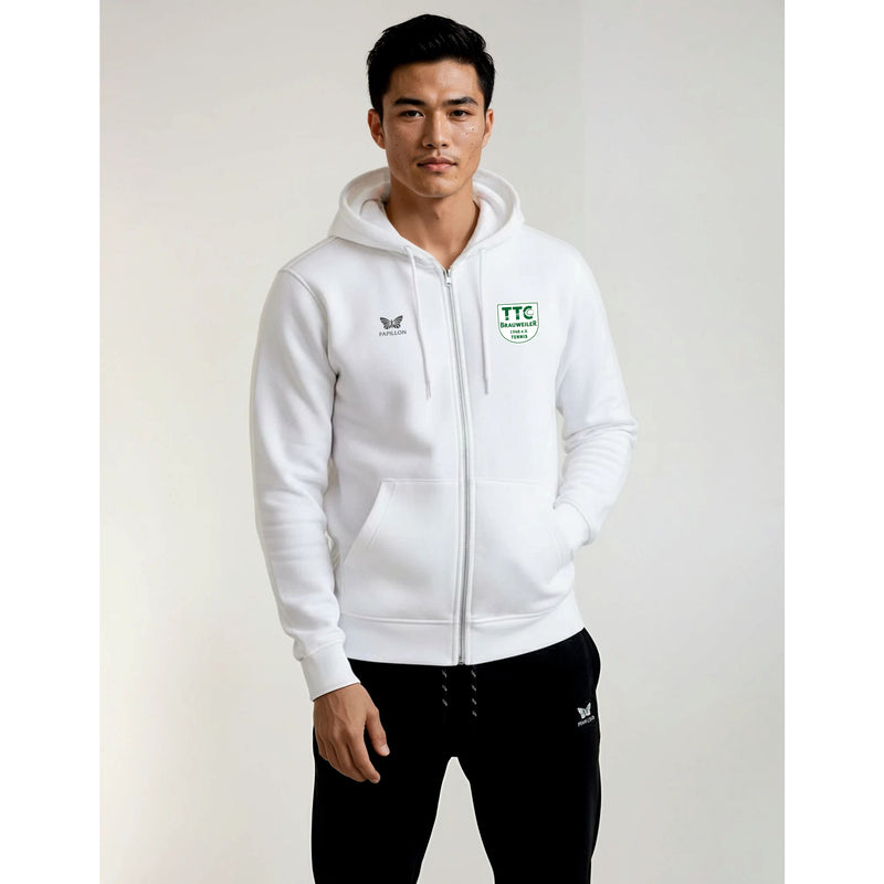 CLUB HOODIE HERREN, WEISS -NEU-