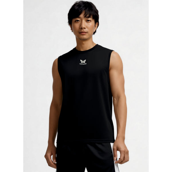 CLUB TANK-TOP HERREN, SCHWARZ
