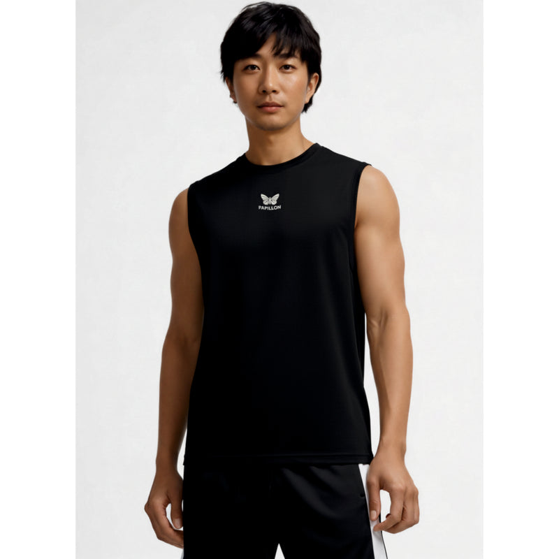 CLUB TANK-TOP HERREN, SCHWARZ