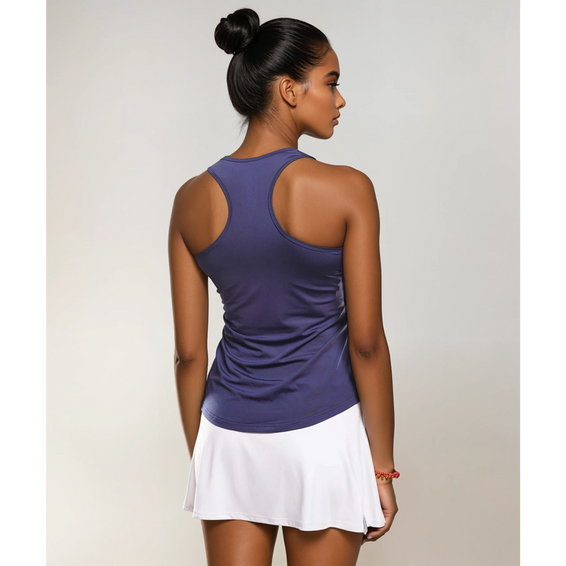 CLUB TANKTOP DAMEN, NAVY BLAU