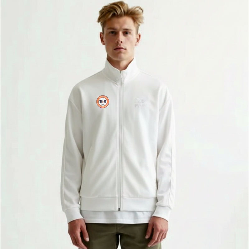 CLUB TRACKSUIT JACKE HERREN, WEISS -NEU-