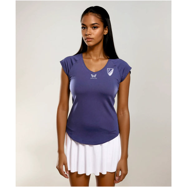 1.SC GRÖBENZELL TEAM V-SHIRT DAMEN,  NAVY