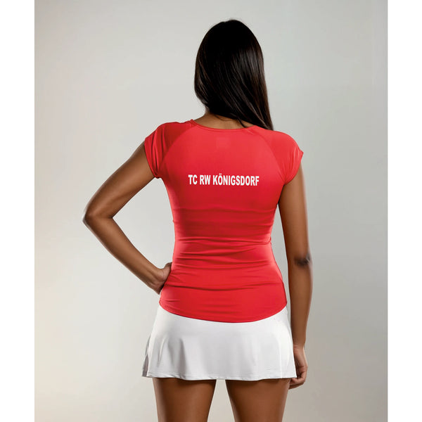 TCRWK V-SHIRT DAMEN, ROT