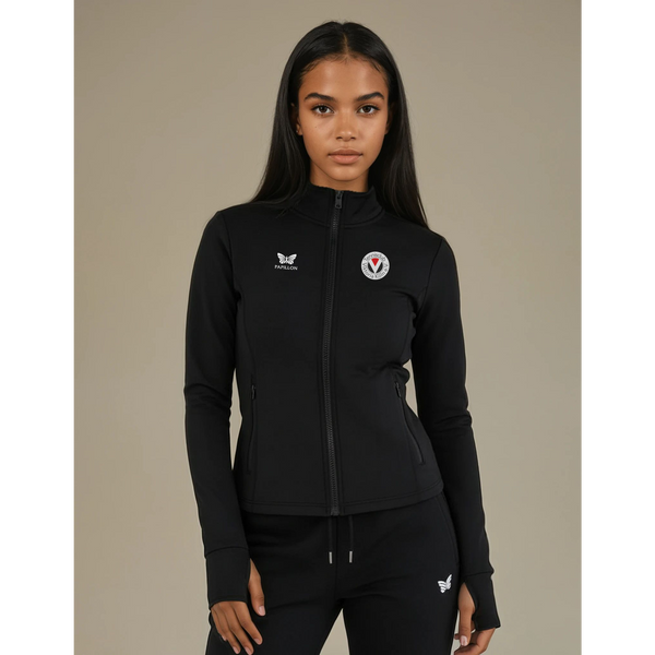 CLUB SPORTJACKE DAMEN, SCHWARZ -NEU-