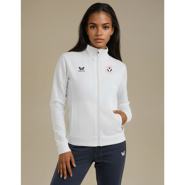 CLUB SPORTJACKE DAMEN, WEISS -NEU-