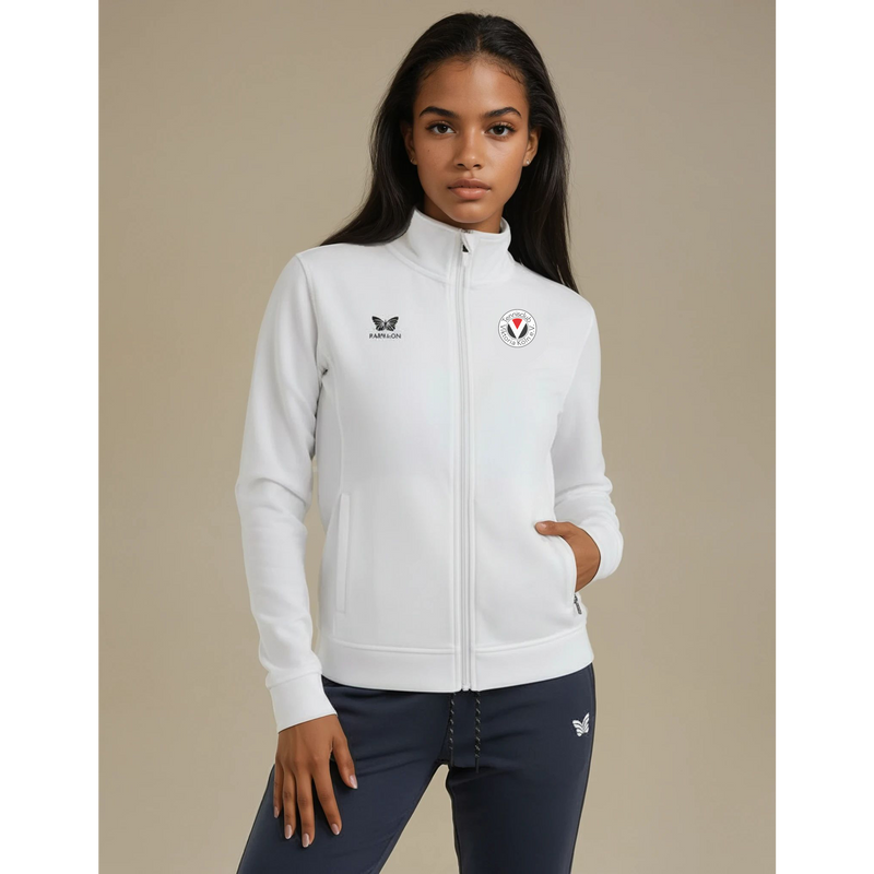 CLUB SPORTJACKE DAMEN, WEISS -NEU-