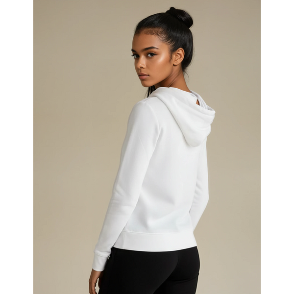 TEAM HOODIEJACKE DAMEN, WEISS