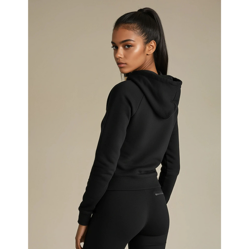 TEAM HOODIE DAMEN, SCHWARZ