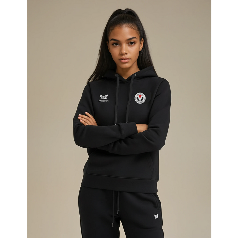 TEAM HOODIE DAMEN, SCHWARZ