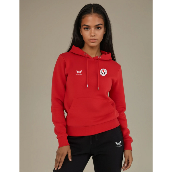 TEAM HOODIE DAMEN, ROT