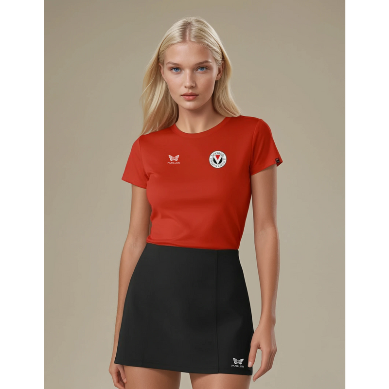 TEAM SHIRT DAMEN, ROT