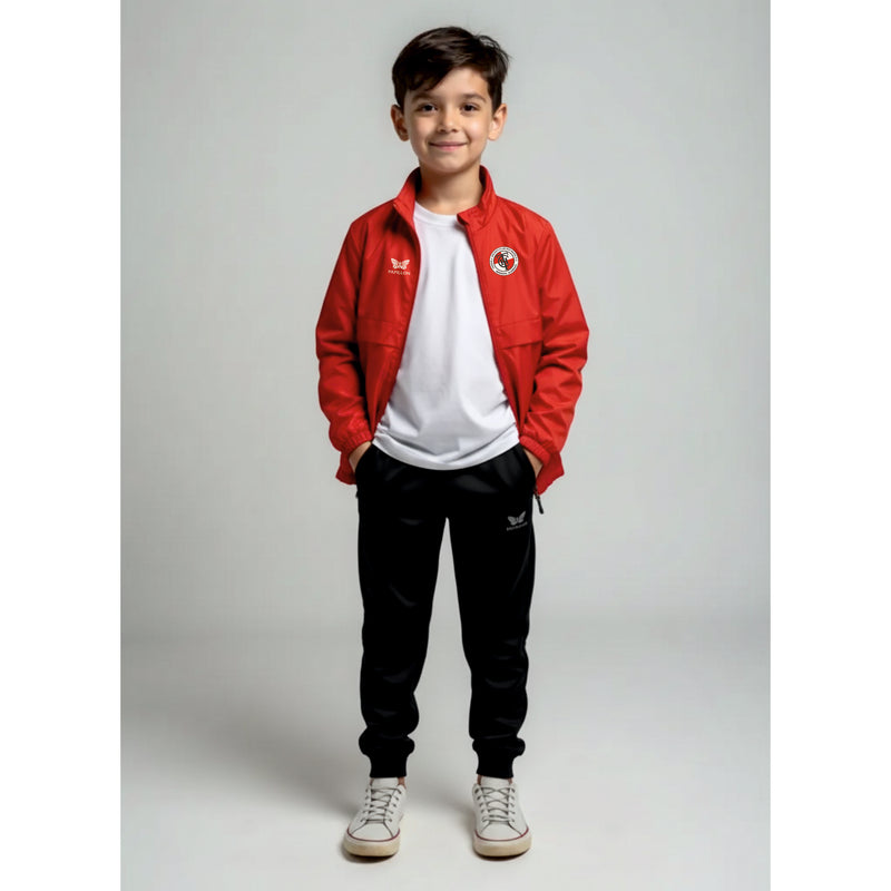 THC RW BG HOCKEY REGENJACKE, JUNIOREN, ROT