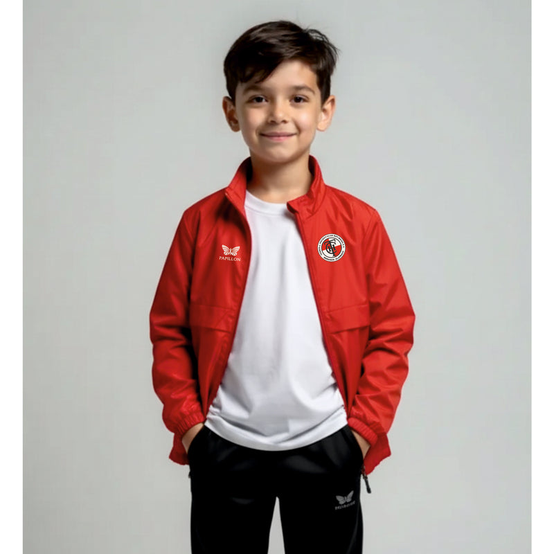 THC RW BG HOCKEY REGENJACKE, JUNIOREN, ROT