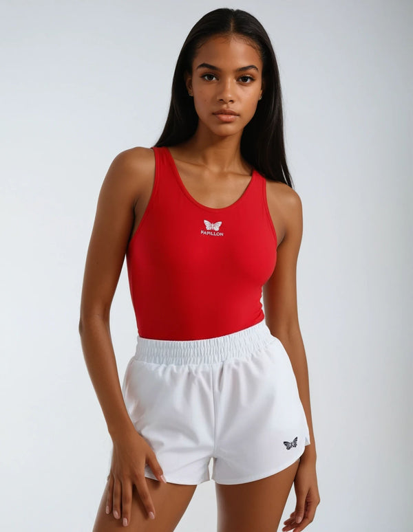 TENNIS SHORT DAMEN, WEISS -NEU-